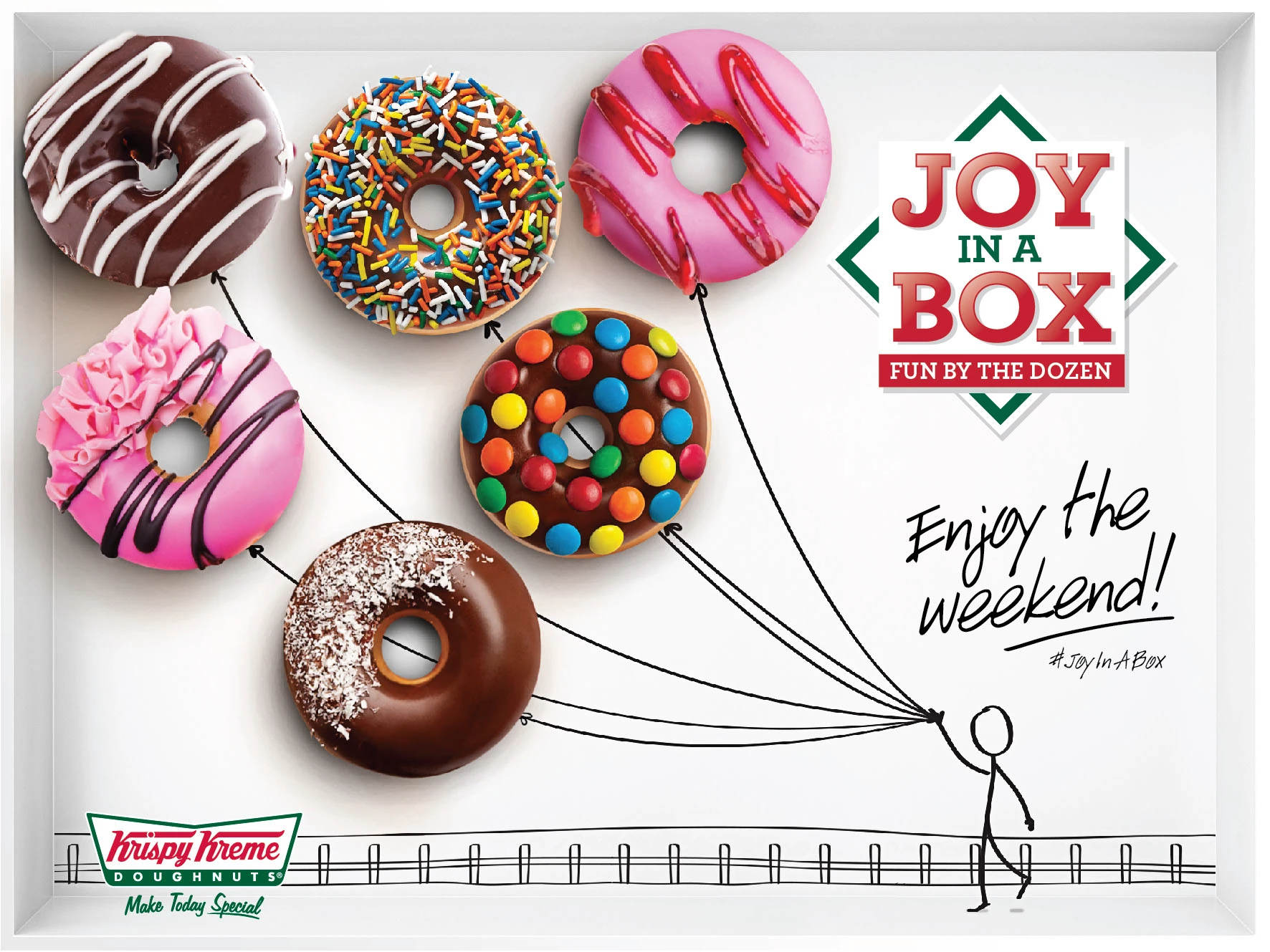 Krispy Kream campaign visual