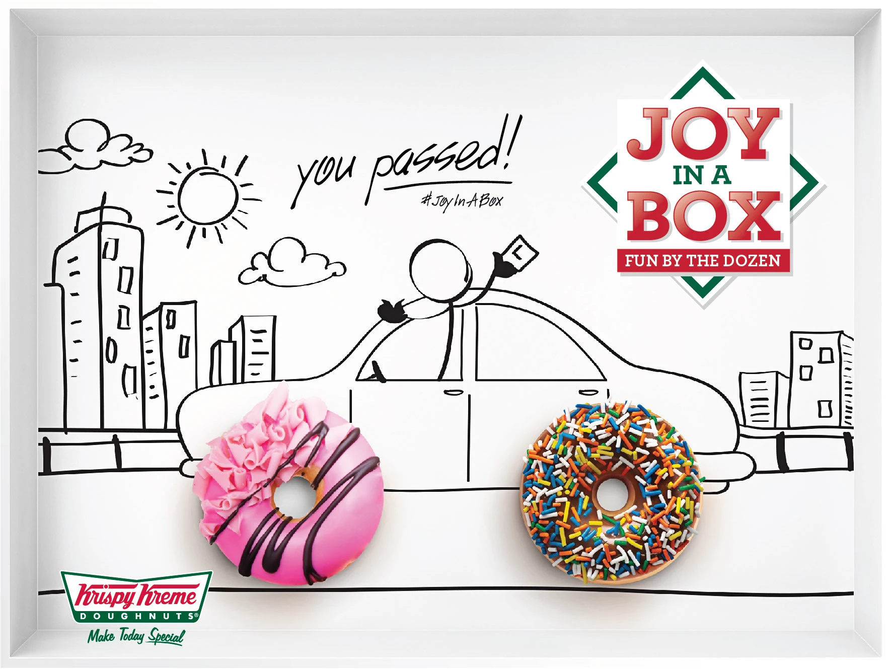 Krispy Kream campaign visual