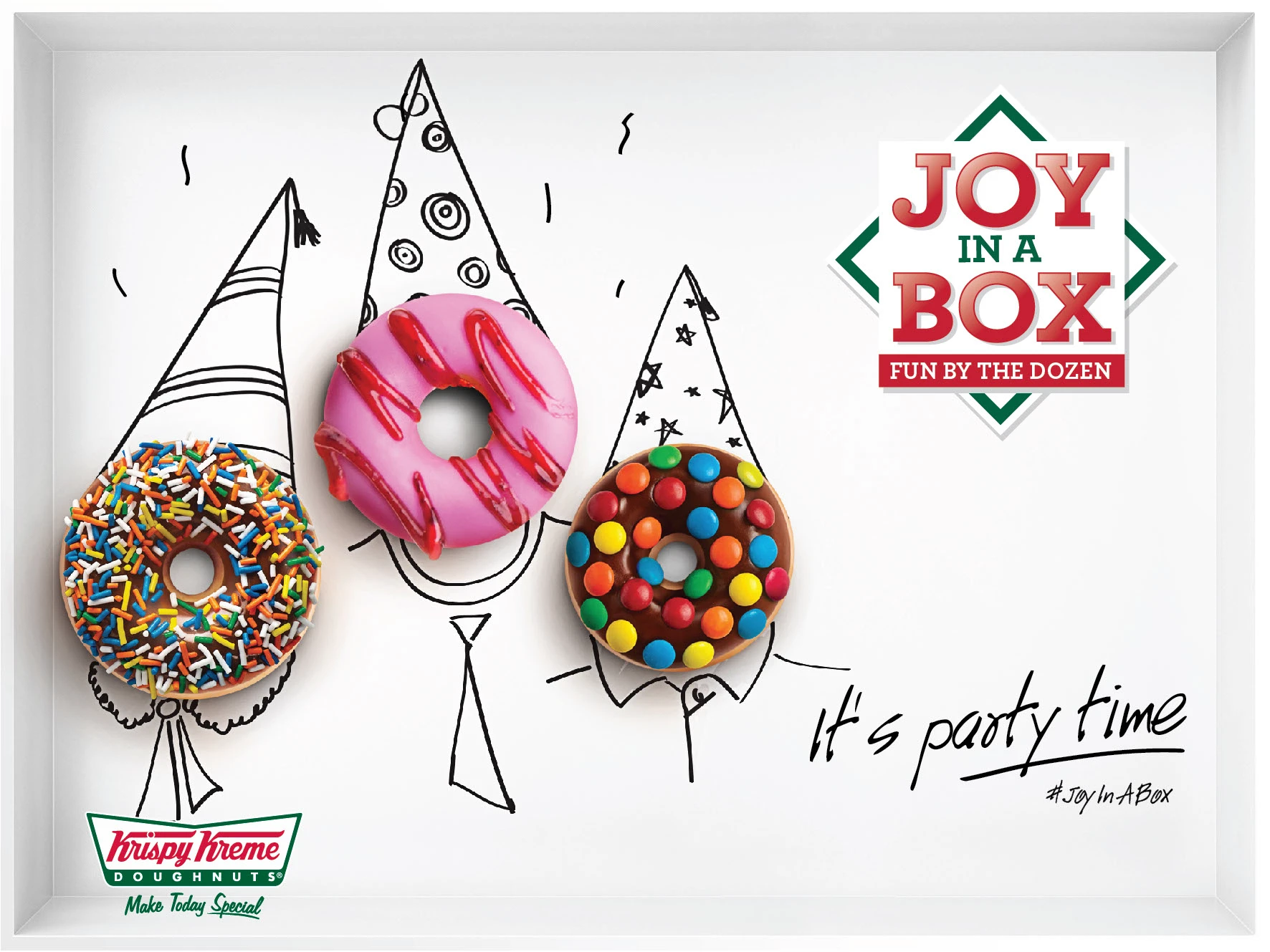 Krispy Kream campaign visual