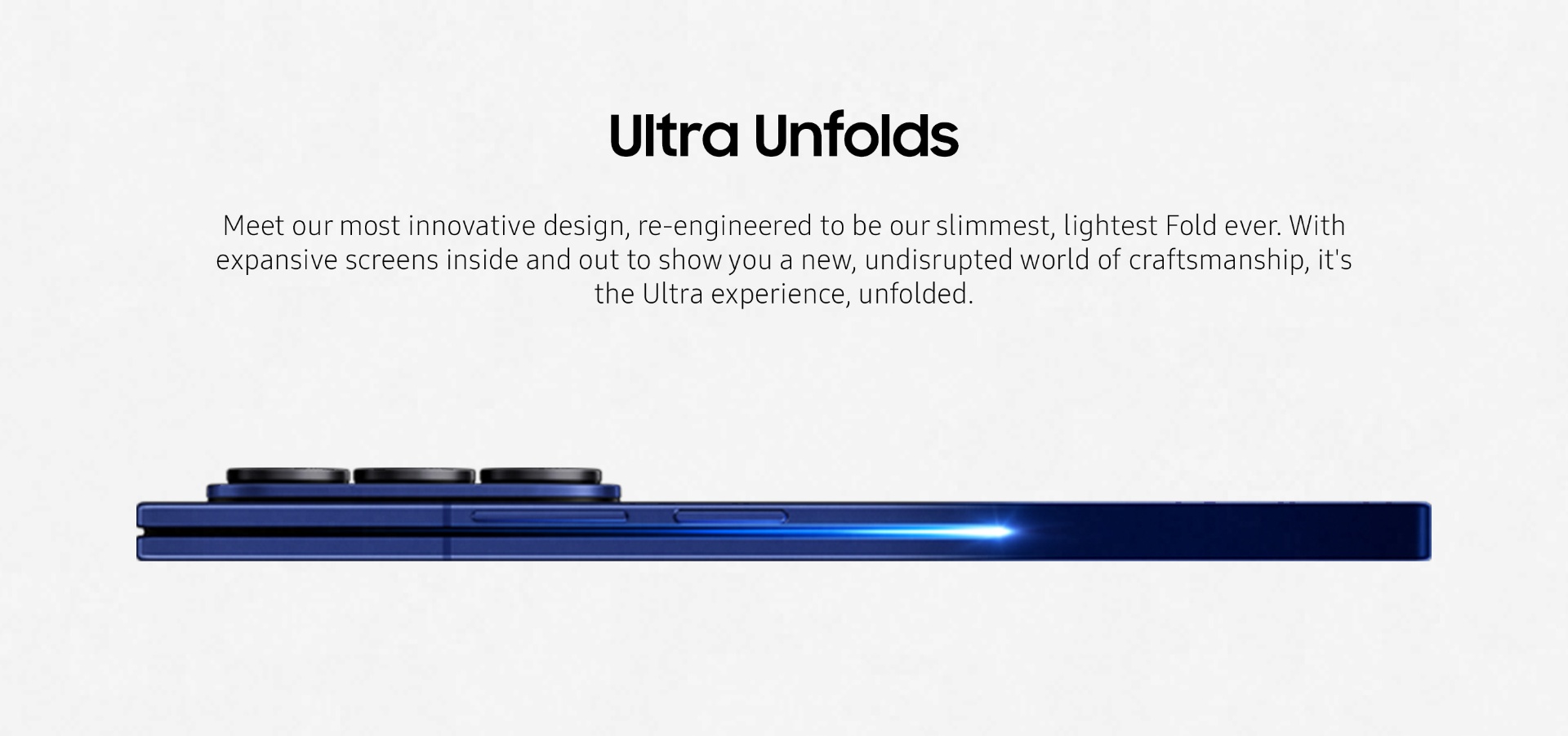 Galaxy Zfold7 ultra unfolds frame